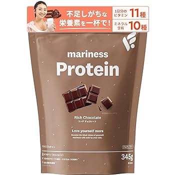 Amazon | mariness マリネス プロテイン 約15回分 リッチ